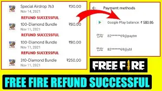 Free fire top up money refund | google play purchase money refund | free fire refund