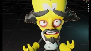 Cortex's Brain Gets Stolen [Animation Test]