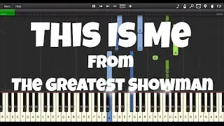 This Is Me | Greatest Showman | EASY Piano Tutorial (FREE Sheet Music and MIDI)