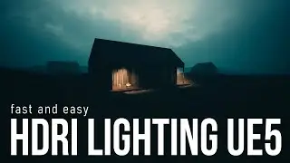 How to create high-quality HDRI lighting in Unreal Engine 5 (Easiest way possible)