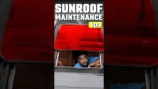 Sunroof Maintenance 101 🧼 #shorts #sunroof #moonroof #maintenance #informative #hindi #cars24india