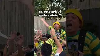 BRASILEIROS DOMINARAM PARIS NAS OLIMPÍADAS! #brasil #olimpiadas #paris #brazil #brasileiro #torcida