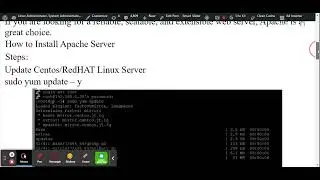 Apache Server Installation, Enable Apache Server, Start Apache, Restart Apache Server