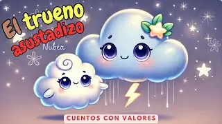 🌩️ El Trueno Asustadizo 🔊 🎶 | Cuentos Infantiles | Cuentos para dormir en español