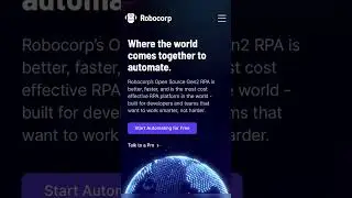 Для автоматизации повседневных задач - Robocorp 