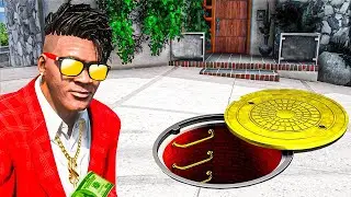 Franklin XÂY HẦM TỶ PHÚ Trong GTA 5!