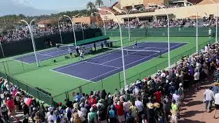 Novak Djokovic at Indian Wells 2024 : practice