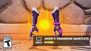 SHURI’S VIBRANIUM Mythic Gauntlets NOW in Fortnite!