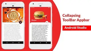 Collapsing Toolbar in Android Studio | Collapsing Toolbar | Collapsable Appbar Android Studio