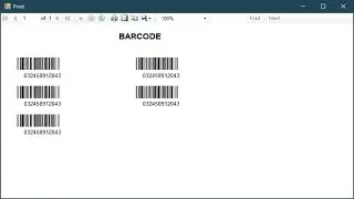 C# Tutorial - How to Create barcode in RDLC Report | FoxLearn