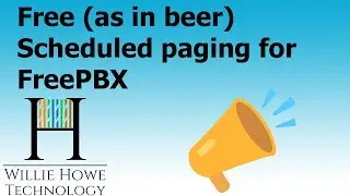 FREE scheduled paging for FreePBX!