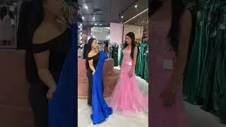 Which color was better?🤭 #prom #dress #promdress #formal #formaldress #dresses #fashion