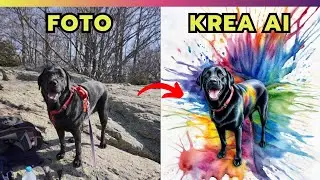 ✅ Cómo usar Krea AI para aplicar cualquier estilo artístico a una imagen