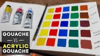 GOUACHE: Traditional Vs Acrylic Gouache & the Best choice For Newcomers