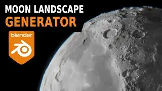 Moon Landscape Generator for Blender Cycles