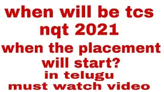 when will tcs nqt 2021|learn tcs nqt 2021 aptitude|lear tcs 2021 programming|tcs nqt 2021 dates