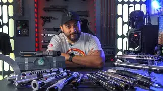 MY ENTIRE CRAZY LIGHTSABER COLLECTION UNBOXED!