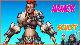 How to Make Armor in Zbrush | Zbrush Armor Tutorial | Armor Sculpting | Stylized 3D | VOIDART SCHOOL