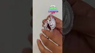 New latest designer ghungharu silver saree pin, with 70% discount on instant first order #ytshorts