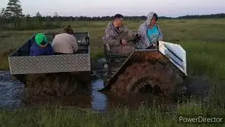 Вездеход переломка Горец-М 460 полная загрузка, проверка на прочность!!!