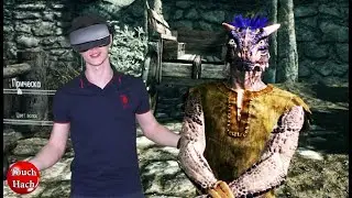 НАЧАЛО ВЕЛИКОЙ ИСТОРИИ!! - Прохождение Skyrim VR игровая нарезка № 1