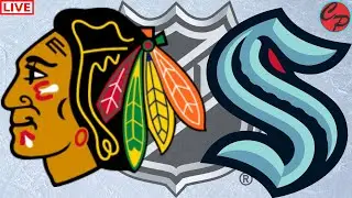 Chicago Blackhawks vs Seattle Kraken NHL Hockey | Live Game Cast & Chat