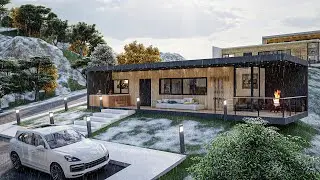 Konteyner Ev - Tiny House Köyü Projesi - Minimalist Konforlu Rahat Bir Köy Yaşamı - Prefabrik Ev
