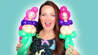 MERMAID Balloon Animal Tutorial - Learn Balloon Animals with Holly!