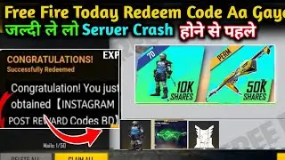 Free Fire Redeem Code Today || Instagram Sharing Milestone Code || Free Fire 28 June Redeem Code