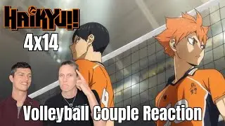 Volleyball Couple Reaction to Haikyu!! S4E14: 
