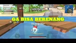 Ga tau berenang bos - Sausage Man