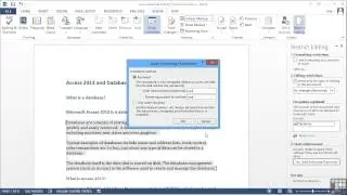 Microsoft Word 2013 Tutorial | Restricting Editing For Parts Of A Word Document