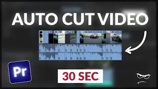 How to AUTOMATICALLY cut completed VIDEOS/Clips | Premiere Pro