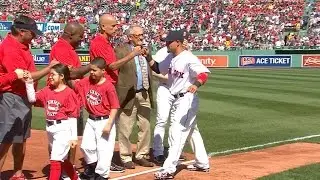 WSH@BOS: Red Sox introduced prior to home opener