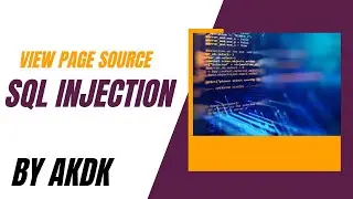 View Page Source Sql Injection By AkDk