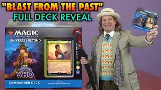 Blast From The Past Full Deck Reveal - A new Doctor Who Commander Precon for Magic Gathering!