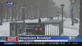 Strong Wind Making Winter Storm Conditions Worse In Brooklyn