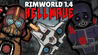 VOID КОЛОНИСТ СТРОИТ КОРАБЛЬ!!! 🍚 RIMWORLD 1.4 HELLWAVE
