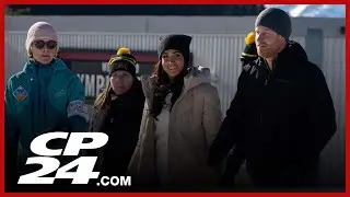 Prince Harry, Meghan in Whistler for a second day for 2025 Invictus Games training