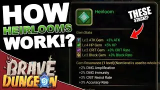 HOW HEIRLOOMS WORK!? - Brave Dungeon: Roguelite IDLE RPG