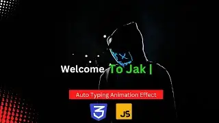 Create Easy Auto Typing Text Effect Using CSS & JavaScript