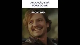 A realidade do Backend X Frontend #desenvolvedor #devlifestyle #devmemes #programação