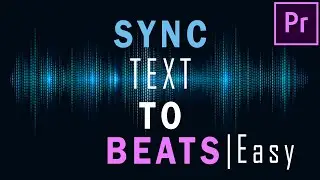 How to synchronize text with music beats | Premiere Pro Tutorial |