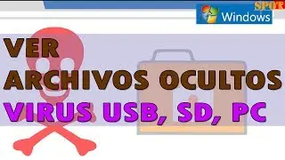 Ver archivos ocultos por un virus y borrarlo del USB, SD o PC