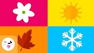 The four seasons of the year for kids - Which are the seasons? - Spring, Summer, Autumn and Winter