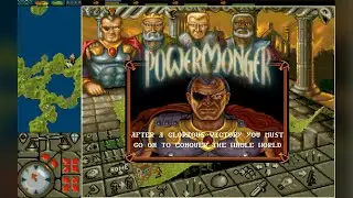 Powermonger longplay - Bullfrog, 1990 - real-time strategy - god game world domination DOS / Amiga