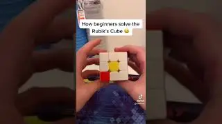 HOW BEGINNERS SOLVE THE RUBIK’S CUBE