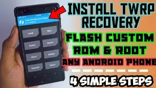 How to install TWRP RECOVERY | Simple Method to install CUSTOM ROM on any ANDROID PHONE in 2020