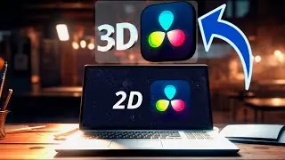 Turn a 2D logo 3D in DaVinci Resolve