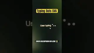 Typing Dots SVG 